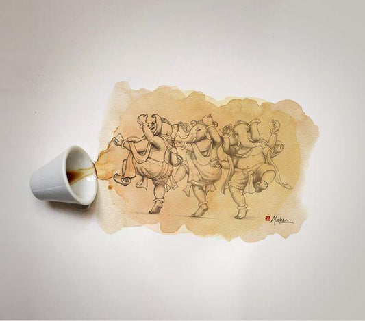 Cosmic Dance - PRINTS-LE-Ganeshism