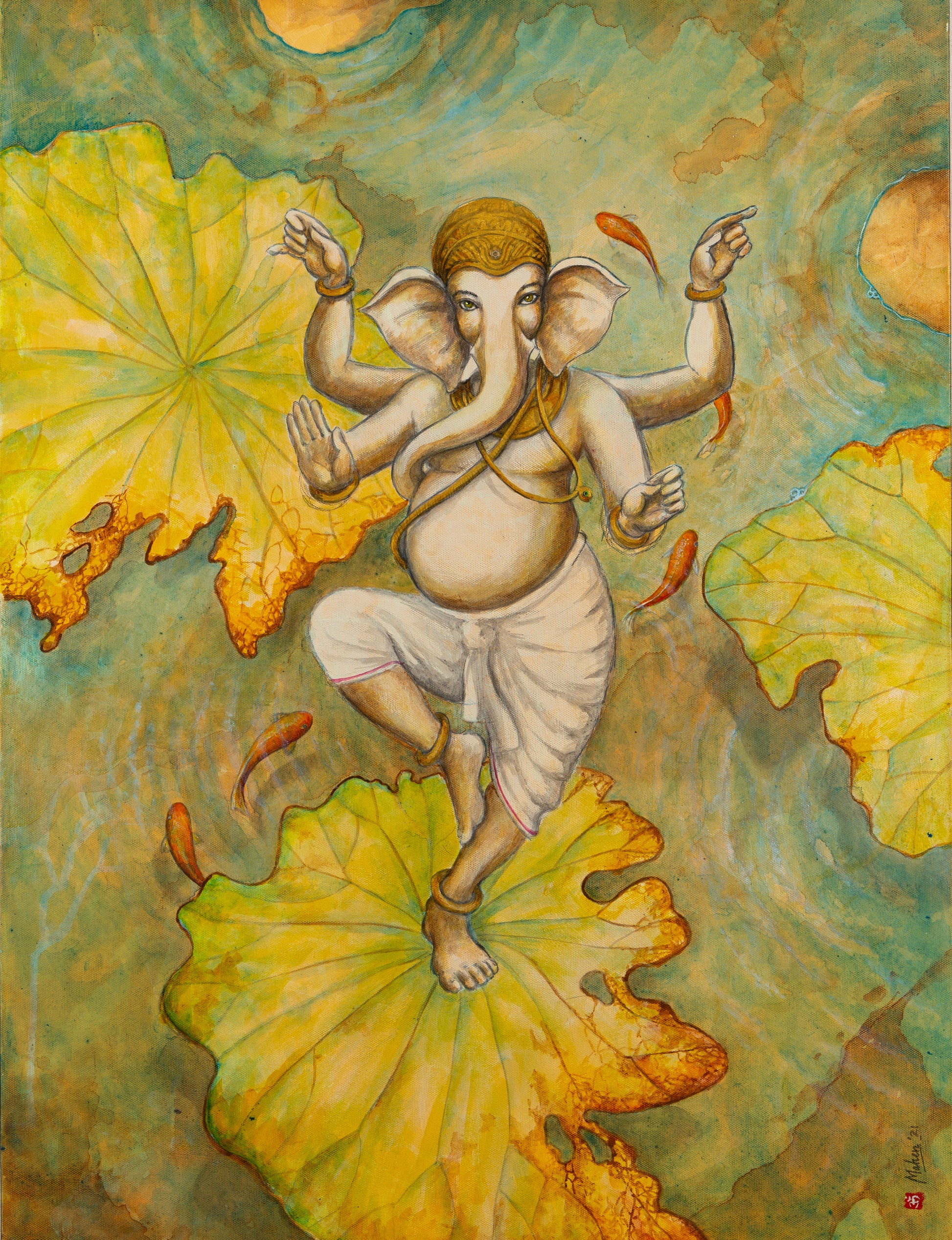 Sanctuary II - ORIGINAL-Artwork-Ganeshism