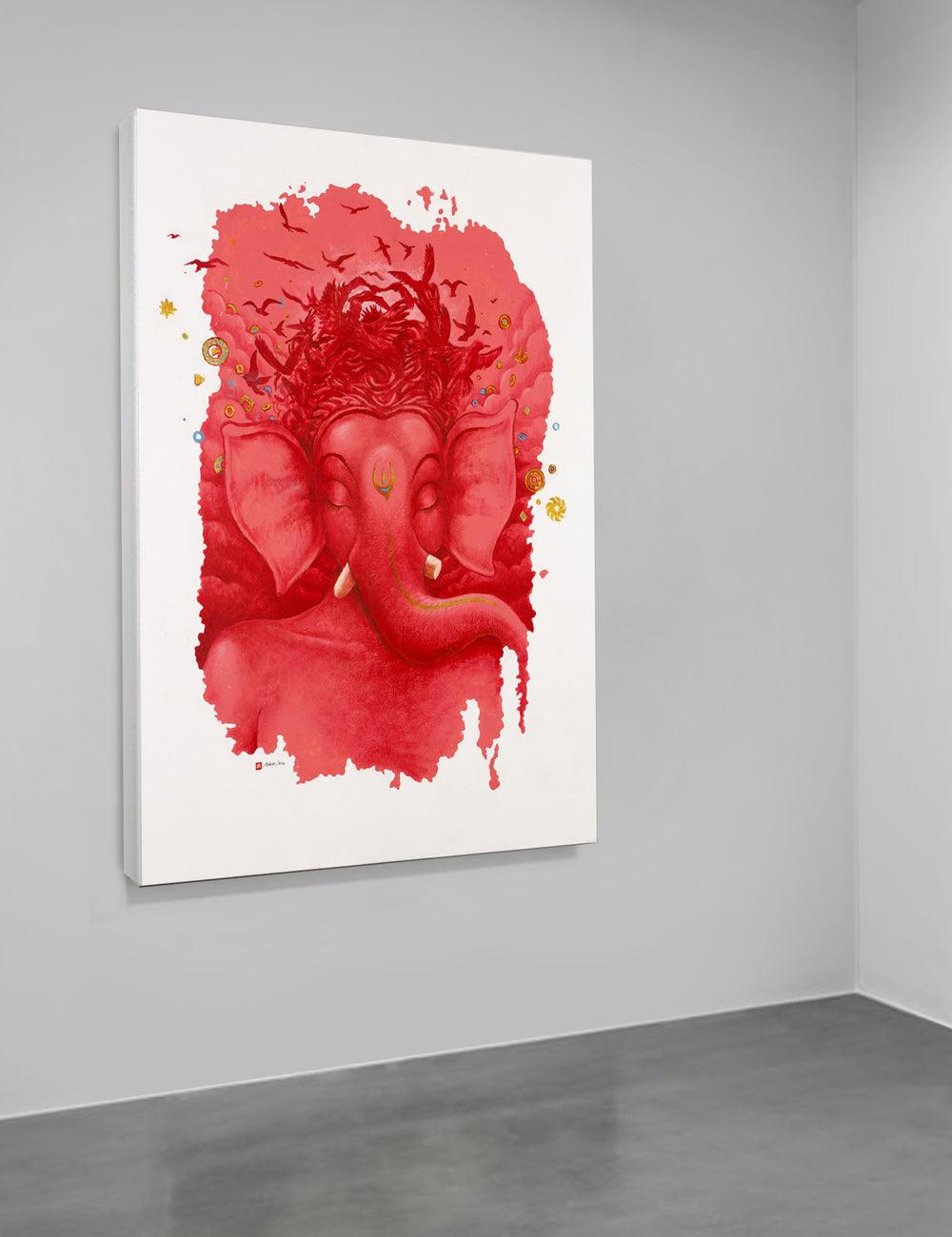 Thousands petals of Lotus in Pink - ORIGINAL-OR-Ganeshism