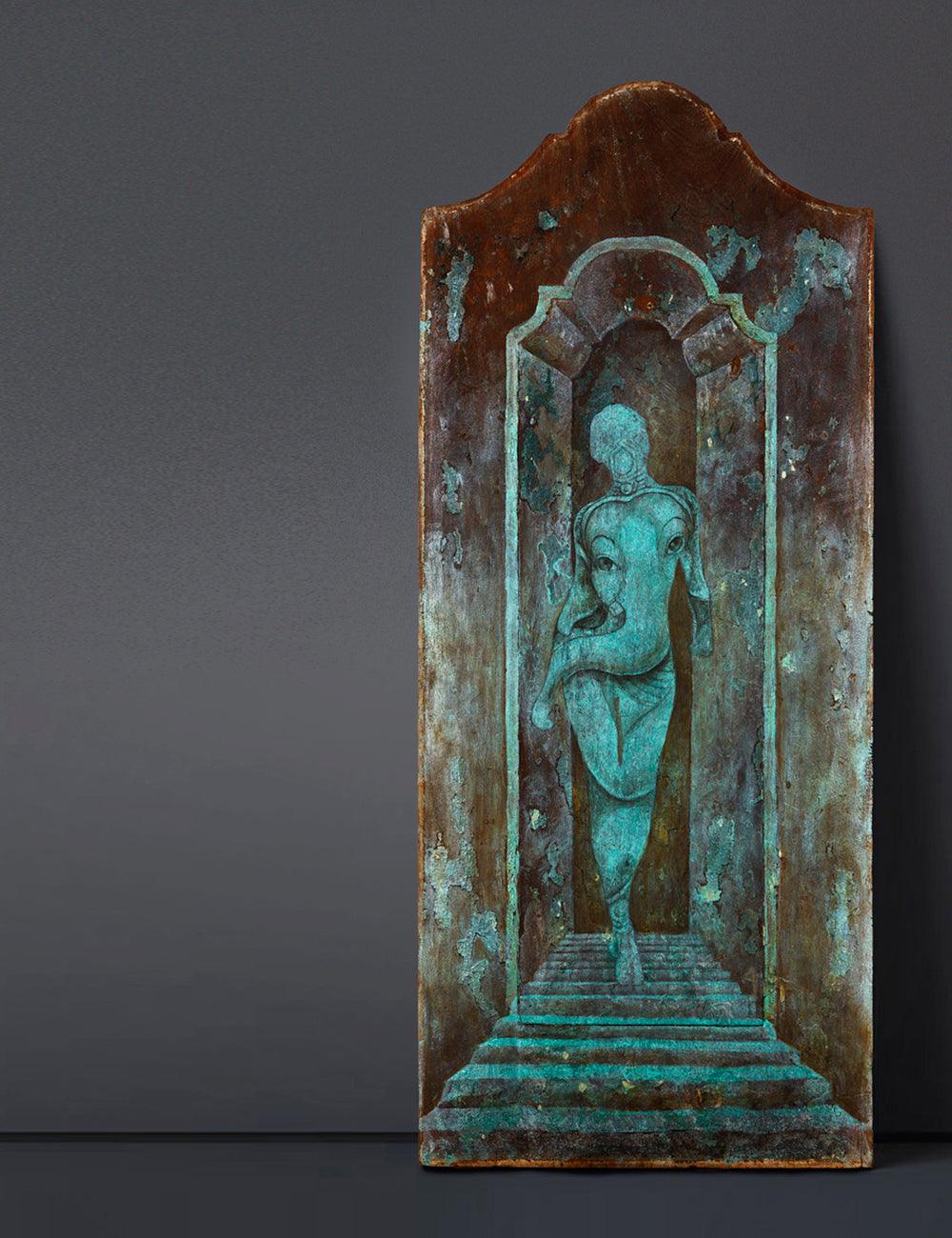 Woman in stairs - ORIGINAL-OR-Ganeshism