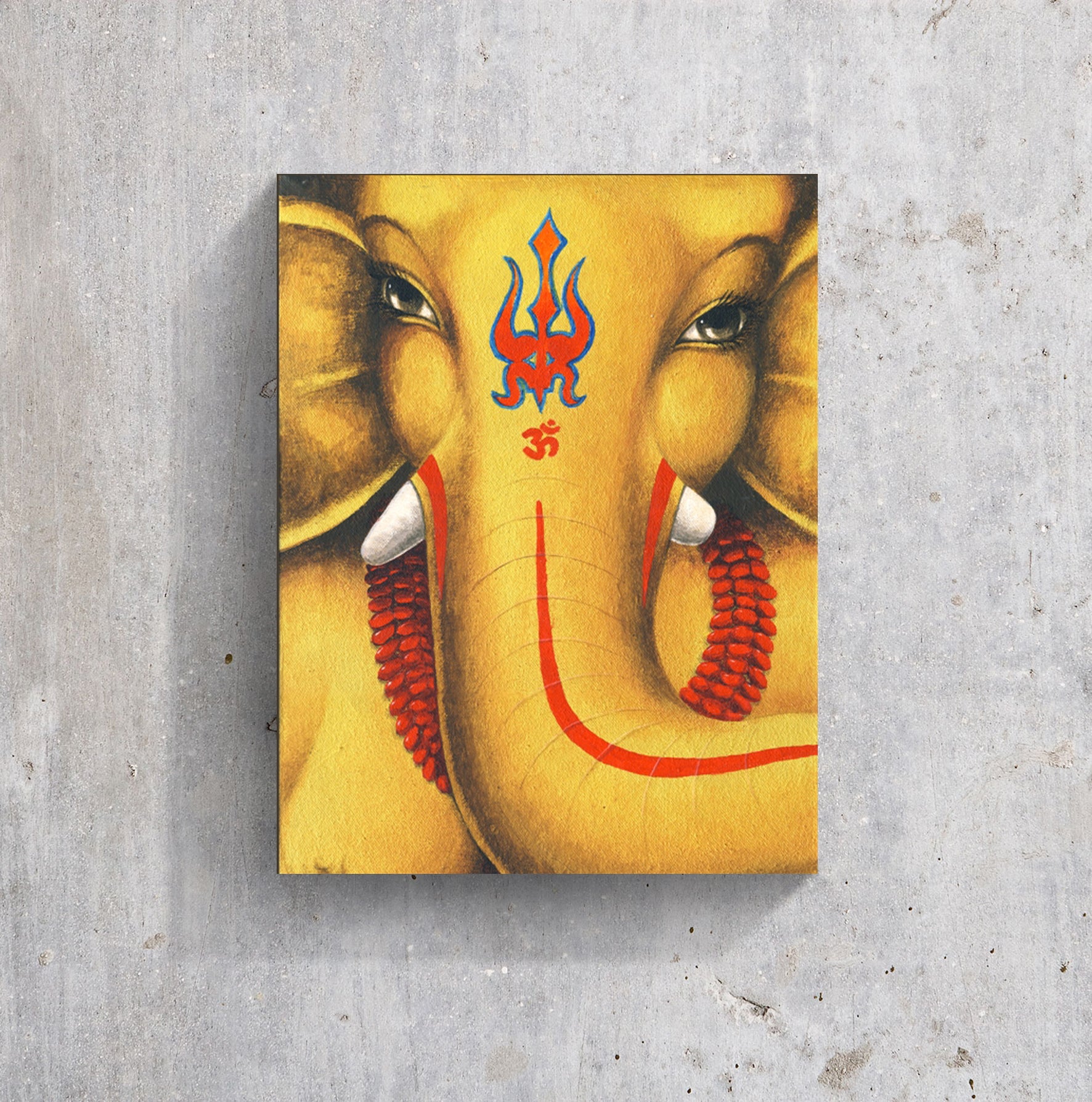 Moods in Light Blue and Red - PRINTS-BF-Ganeshism