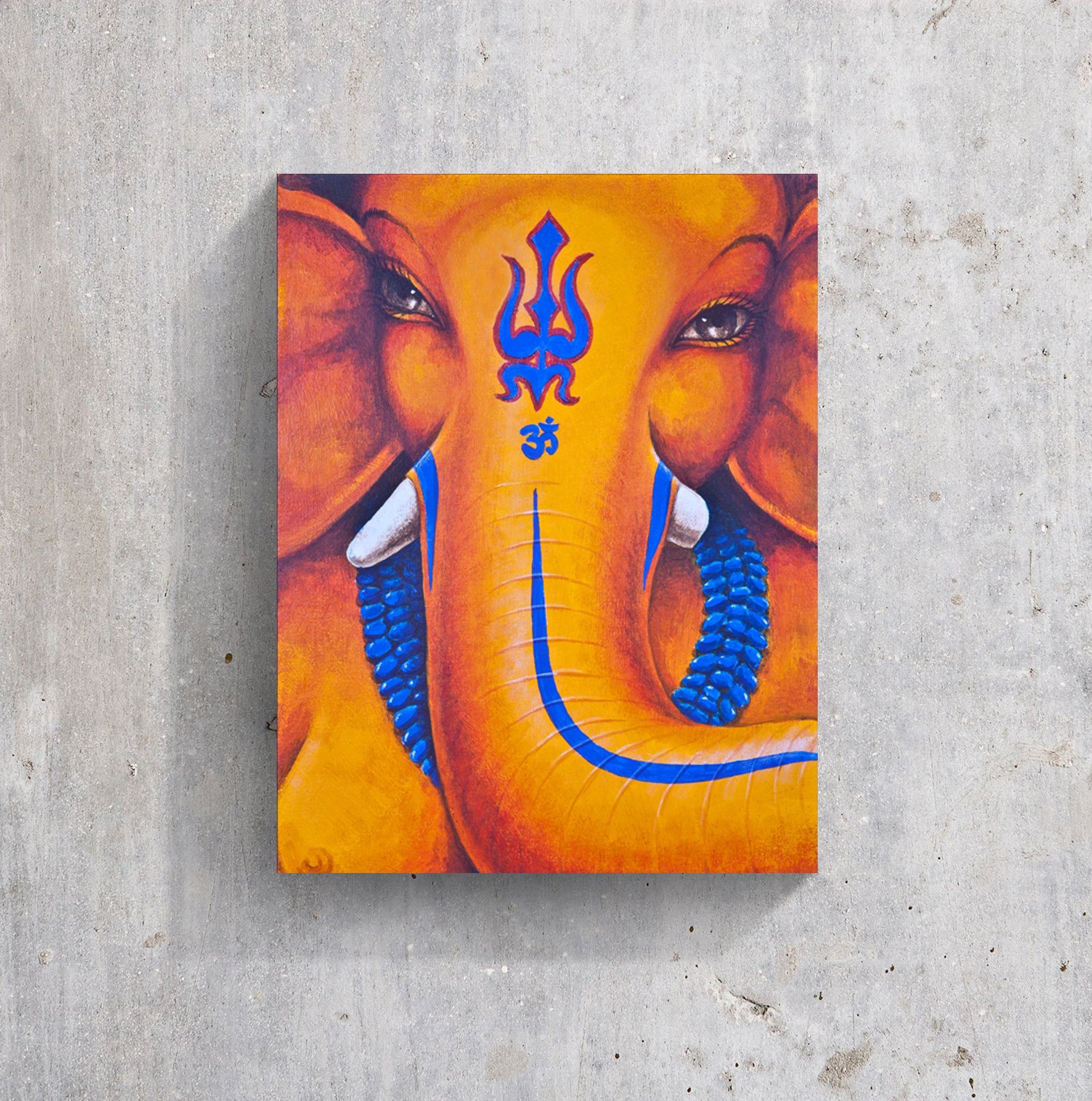 Moods in Light Blue and Red - PRINTS-BF-Ganeshism