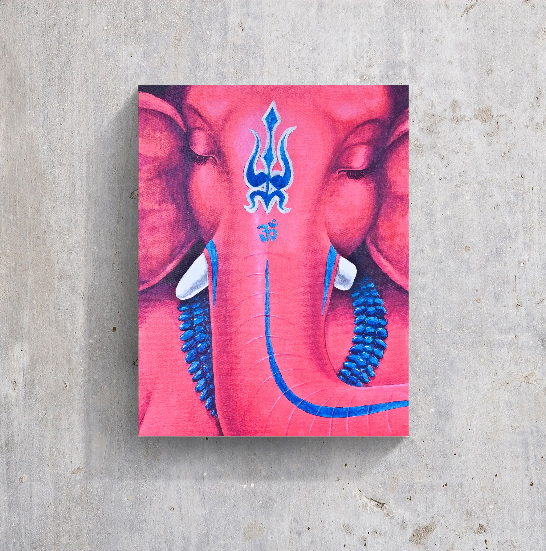 Moods in Light Blue and Red - PRINTS-BF-Ganeshism