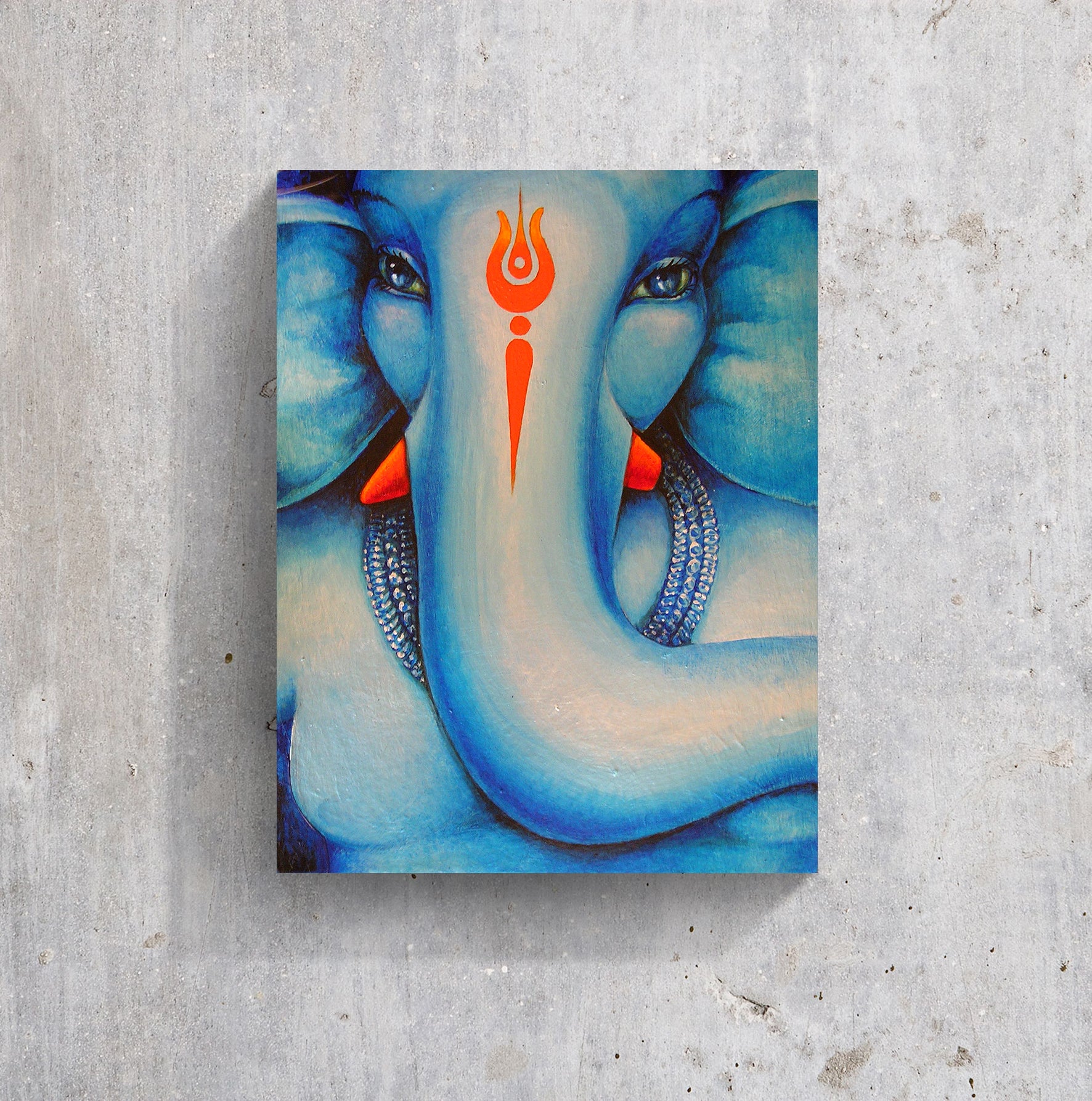 Moods in Light Blue and Red - PRINTS-BF-Ganeshism