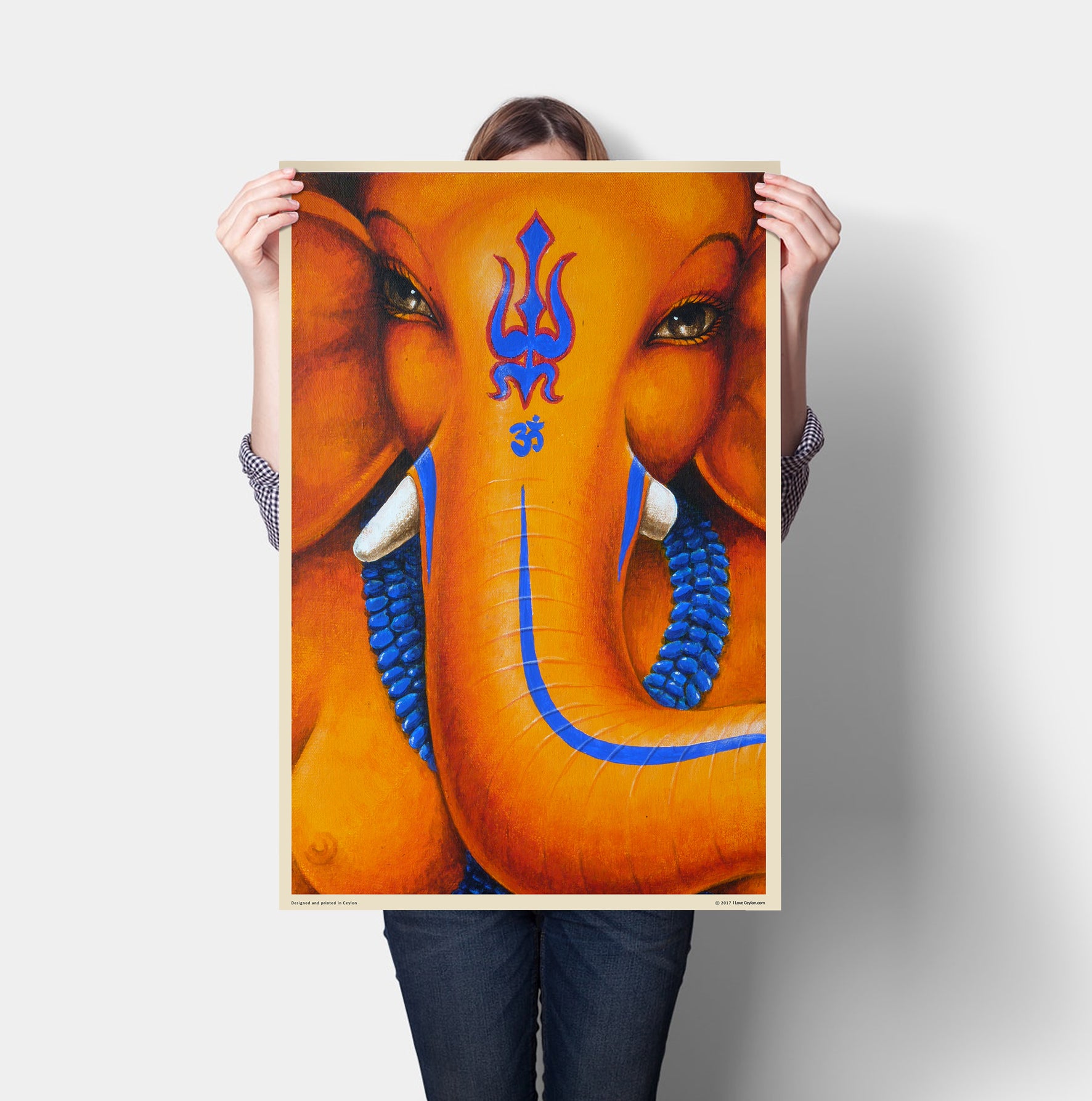 Moods in Light Blue and Red - PRINTS-BF-Ganeshism