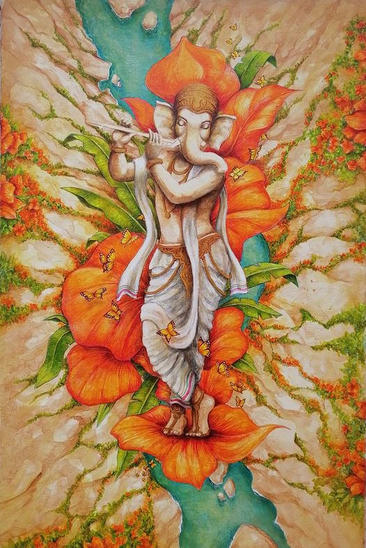 Microcosm, macrocosm V - ORIGINAL-Artwork-Ganeshism