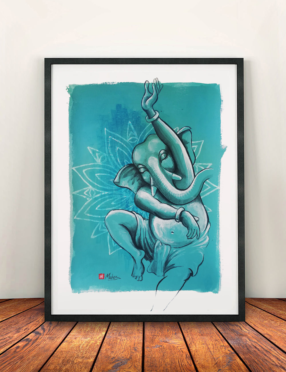 Dancing in Blue - PRINTS-BF-Ganeshism