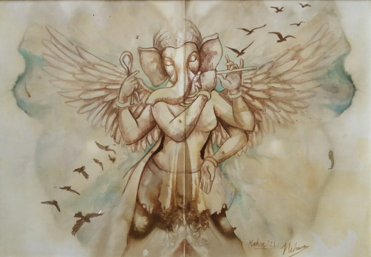 Botanic series III - ORIGINAL-Artwork-Ganeshism