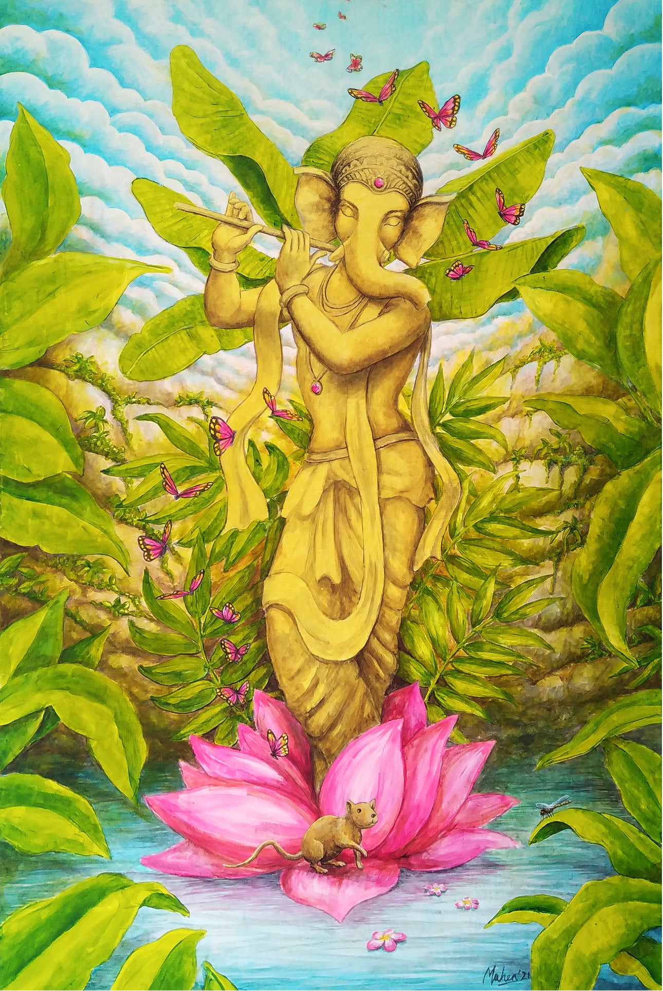 Sanctuary - ORIGINAL-Artwork-Ganeshism