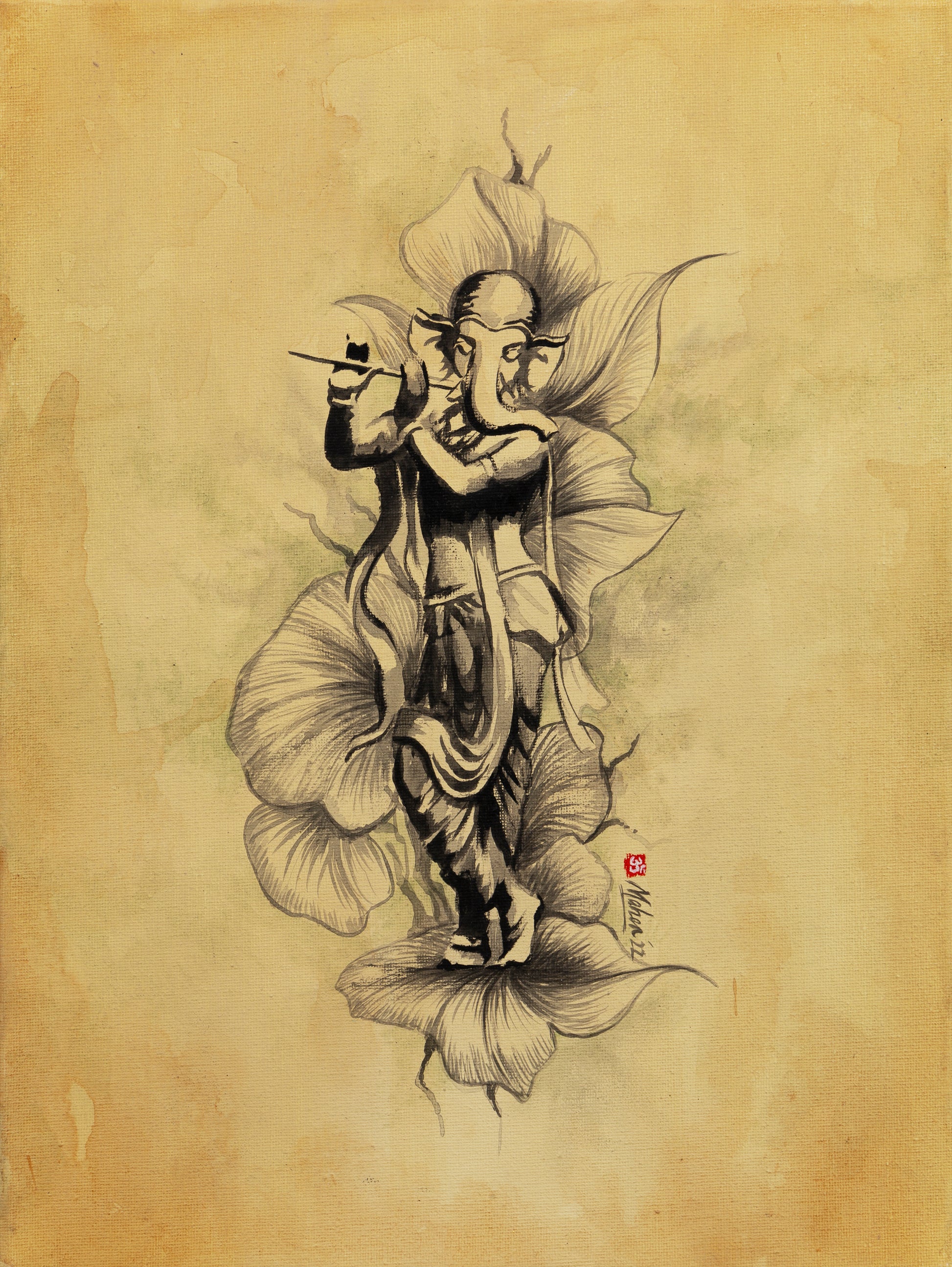 The Lightness of Being III - ORIGINAL-Artwork-Ganeshism