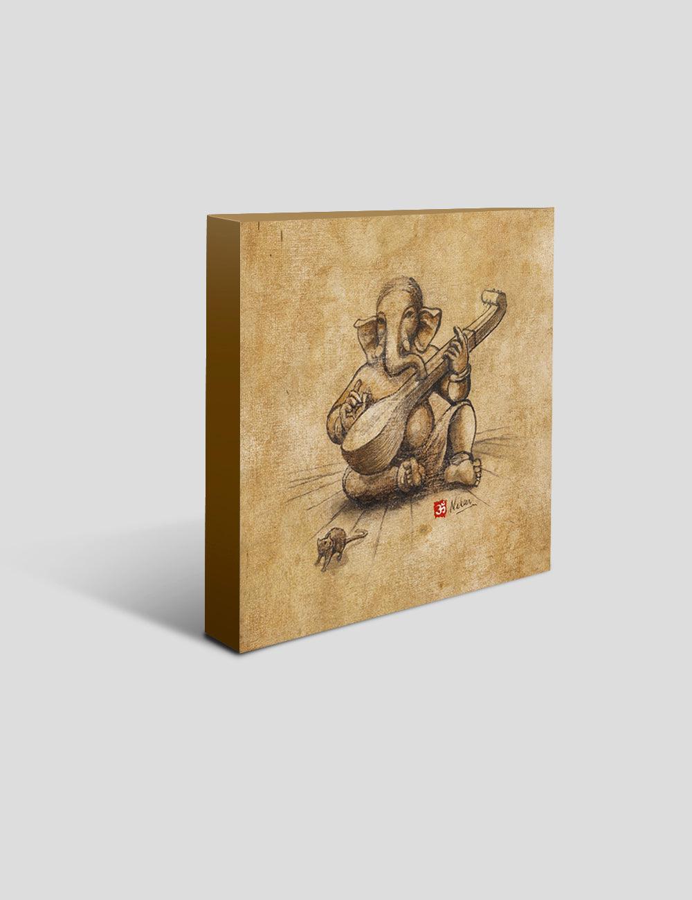 Sitar Player - PRINTS-BF-Ganeshism