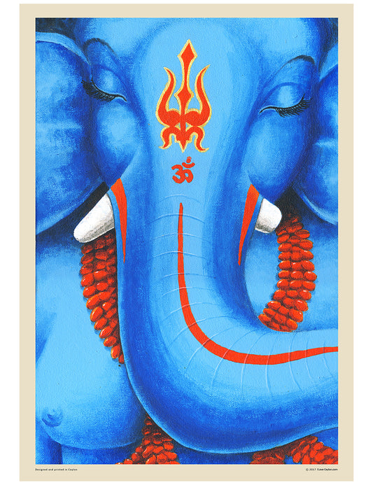 Moods in Light Blue and Red - PRINTS-BF-Ganeshism