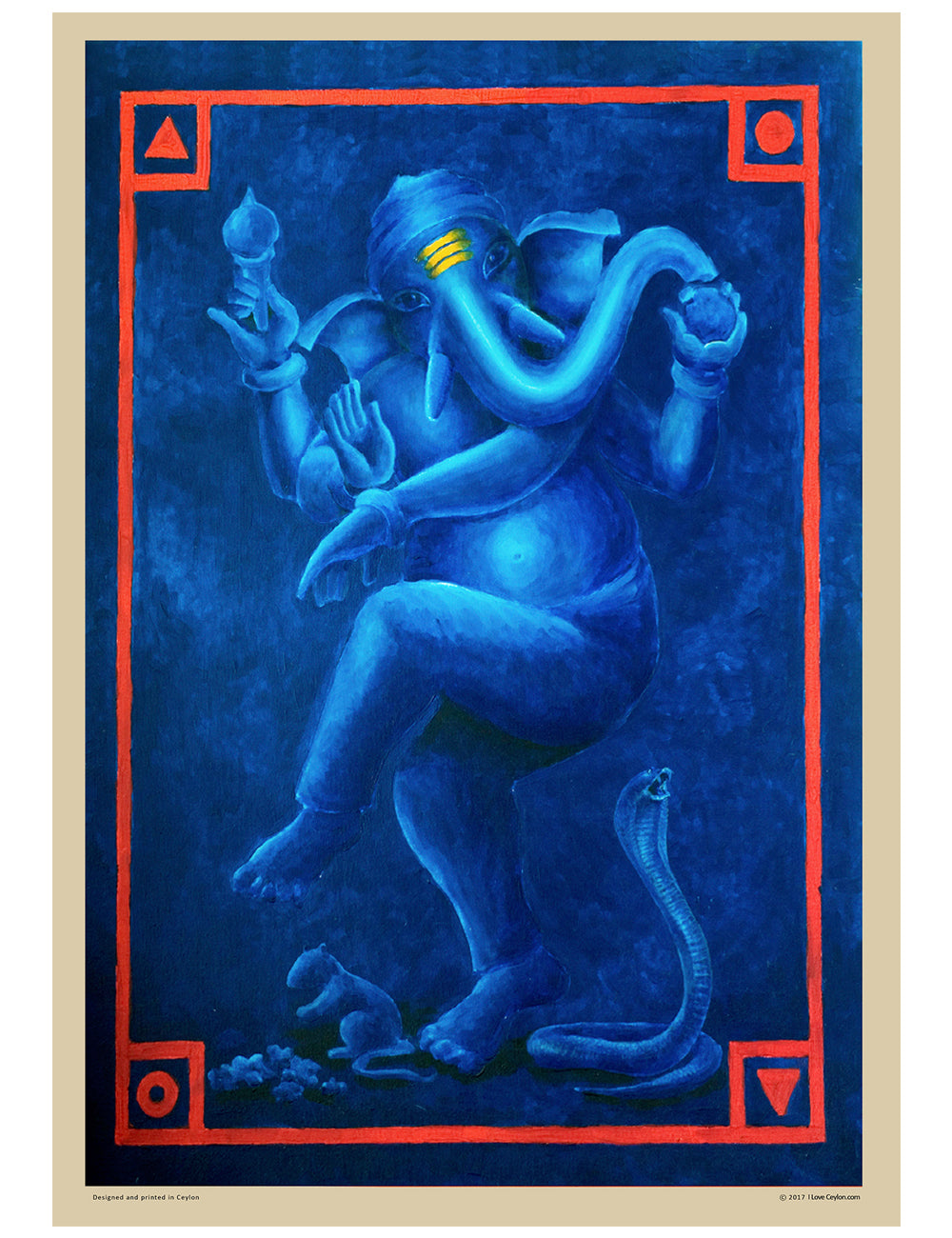 Dance of Creation I - PRINTS-BF-Ganeshism