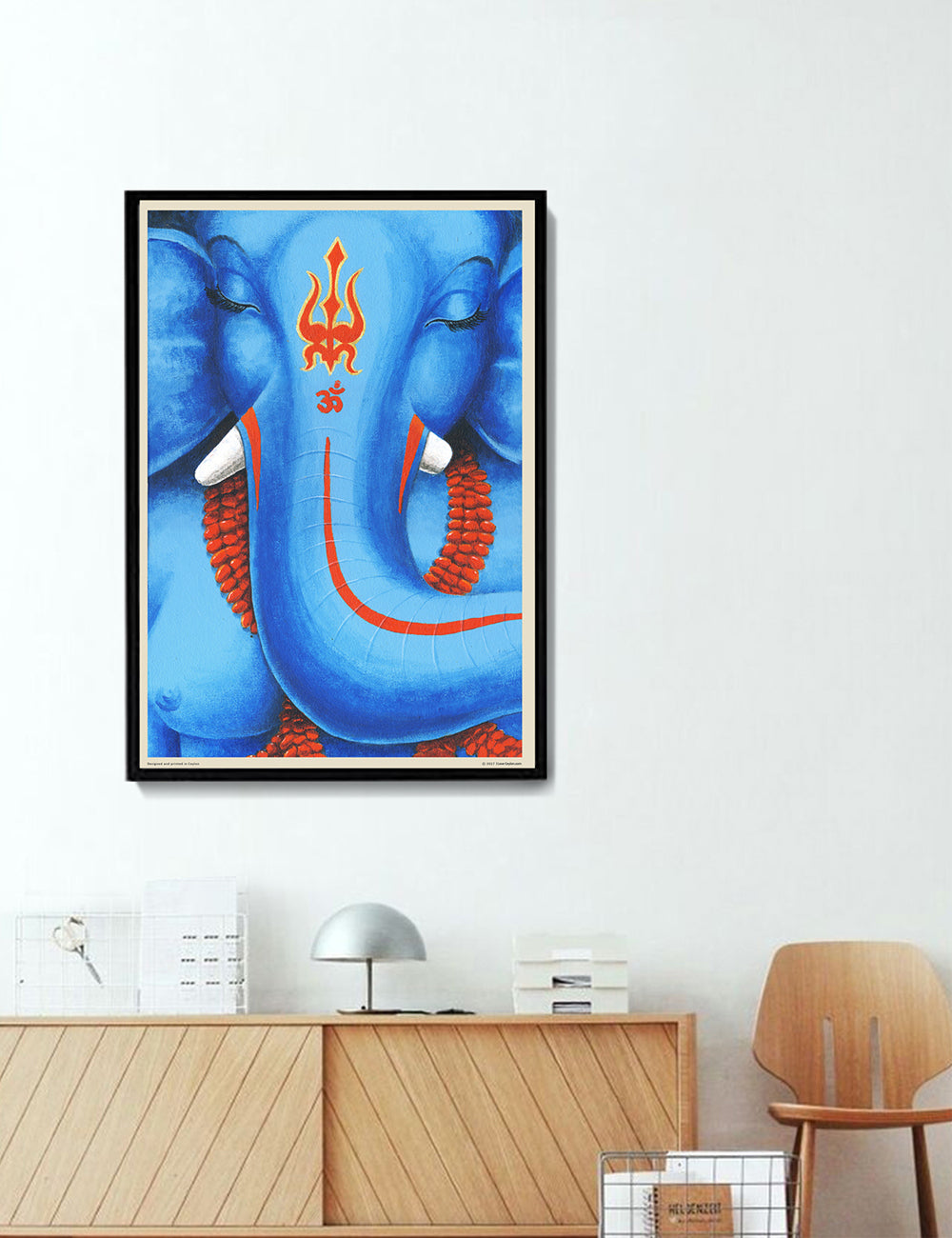 Moods in Light Blue and Red - PRINTS-BF-Ganeshism