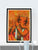 Lord Ganesh with Flute in orange - PRINTS-BF-Ganeshism